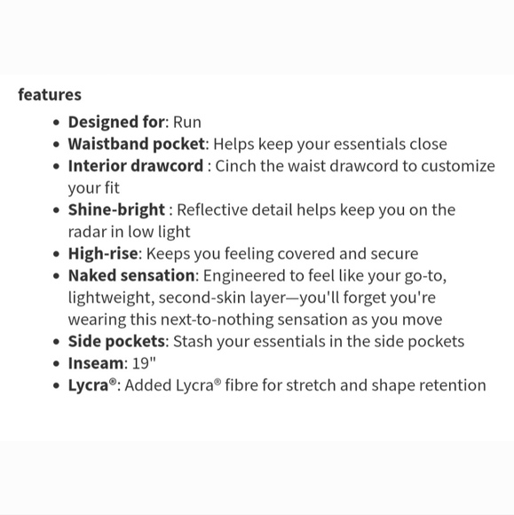 Lululemon fast & free crop II nulux 19" vivid vision - Picture 16 of 16